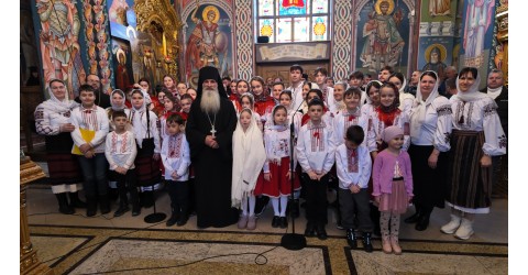 Ansamblul de copii din parohia „Sf. Ioan Botezătorul” or. Ștefan Vodă